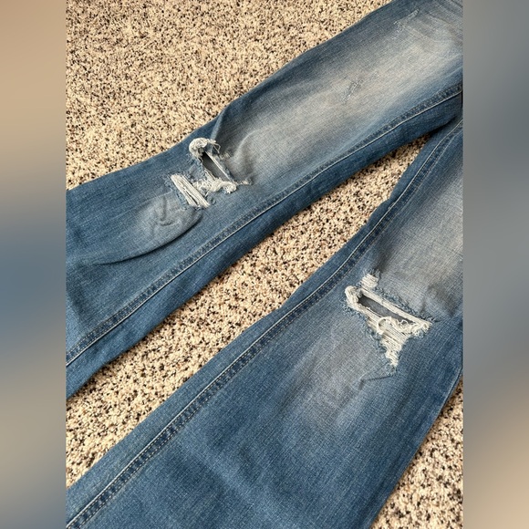 NWOT Kancan split flare mid rise jeans - size 5/26 - Picture 8 of 12